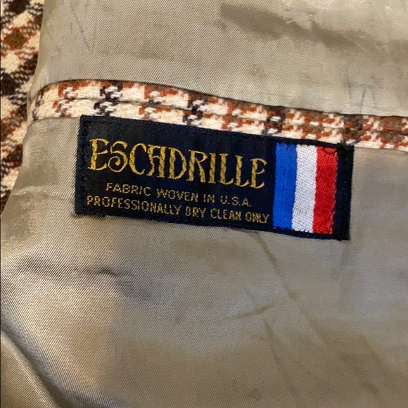 Vintage Virgin Wool Hounds Tooth Sport Coat - Picture 3 of 6